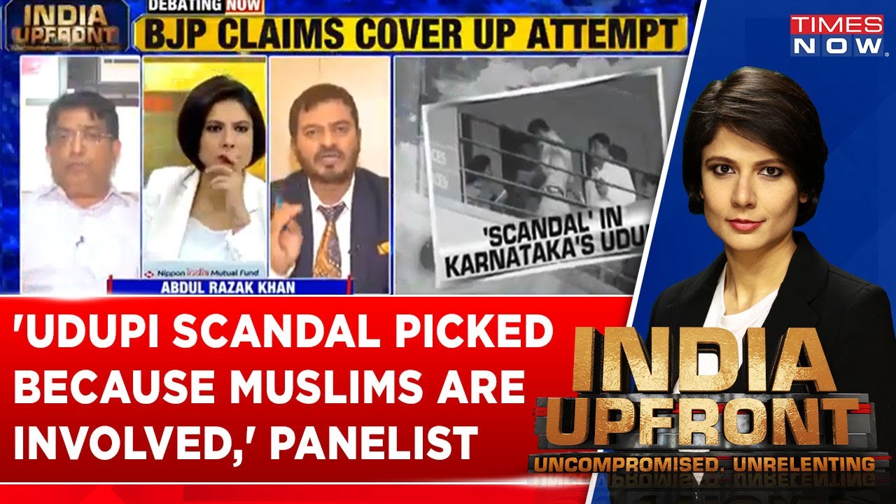 'Udupi Scandal Picked Because Muslims Are Involved,' Abdul Razak Khan On Times Now Debate