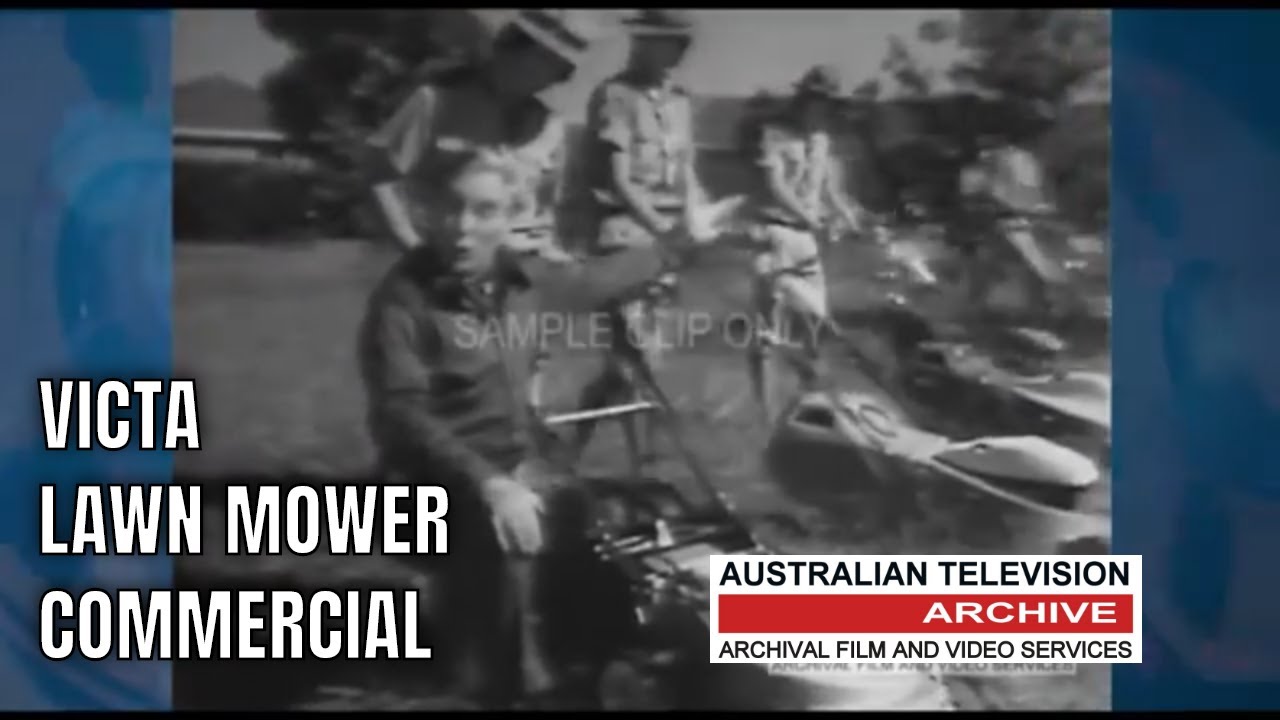 Газонокосилки VICTA — ZIPPY! Австралийская телевизионная реклама (1974)