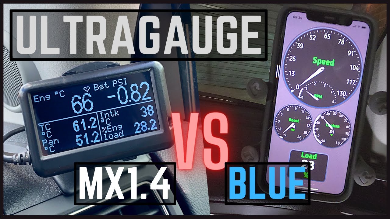 ULTRAGAUGE | MX1.4 vs BLUE Wireless | Review and Comparison | Install & Setup | OBD2 | EM Plus | II