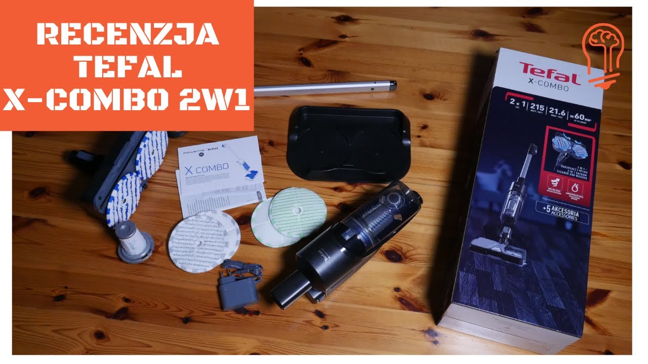 Recenzja Tefal X-Combo 2w1. Test bezprzewodowego odkurzacza mopującego za 1100 złotych! 😲🤩