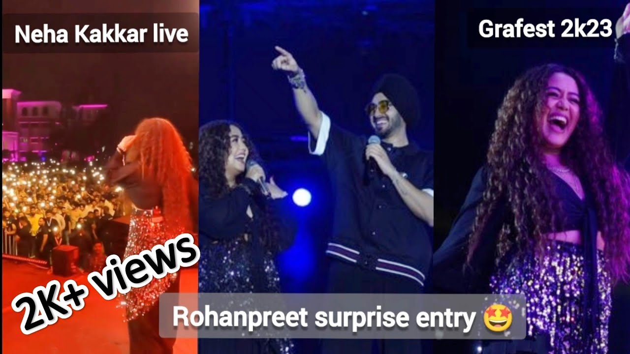 Neha Kakkar in Graphic Era University | live concert | Grafest 2k23