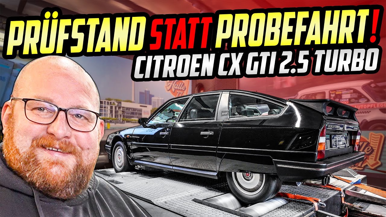 Von der WIESE auf den PRÜFSTAND! - Citroen CX GTI 2.5 TURBO! - Die ERSTEN Meter!