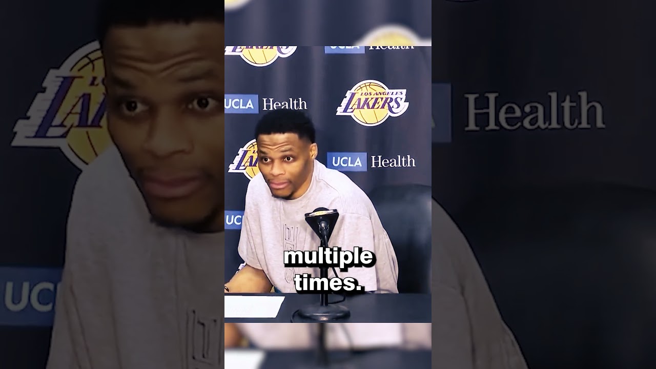 Westbrook forgot what was like to be LOVED #shorts #nba #feelgood