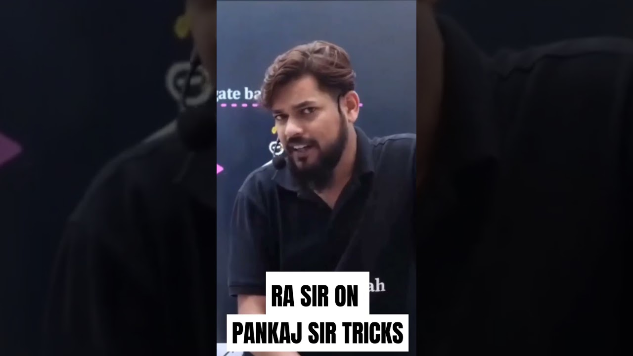RA SIR ON PANKAJ SIR TRICKS||Pankaj sir|Pankaj sir Jee|Rohit aggarwal organic chemistry||Ra sir||