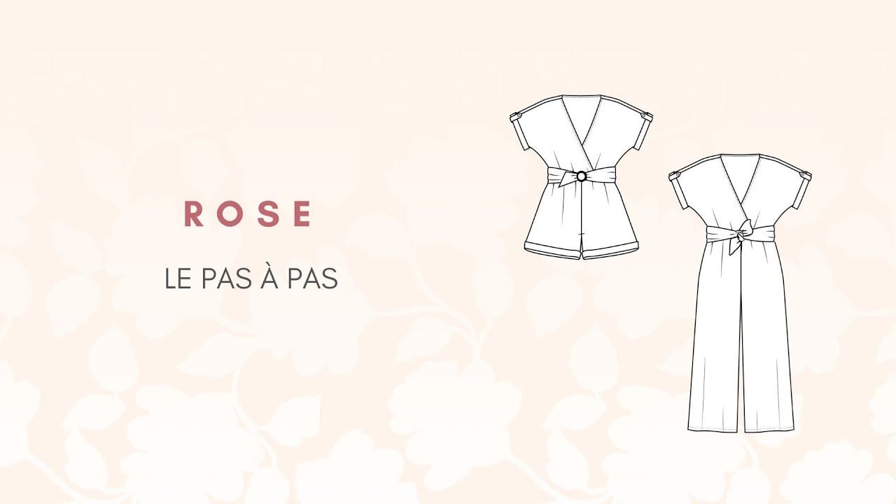 TUTO COUTURE : la combinaison Rose
