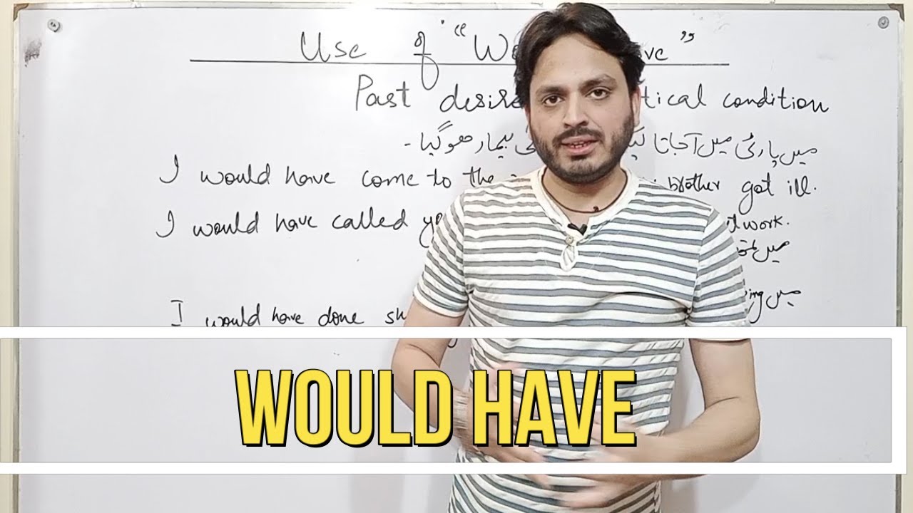 Would Have | Modal Verb | By Syed Ali Raza Kazmi