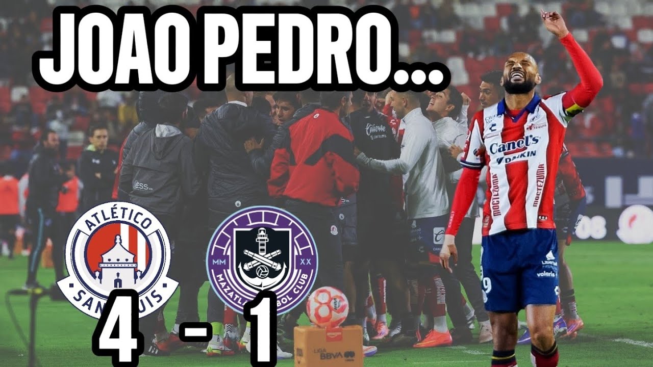 JOAO PEDRO, DOBLETE Y GOLAZOS J9 SAN LUIS 4 - 1 MAZATLÁN | COLOR 