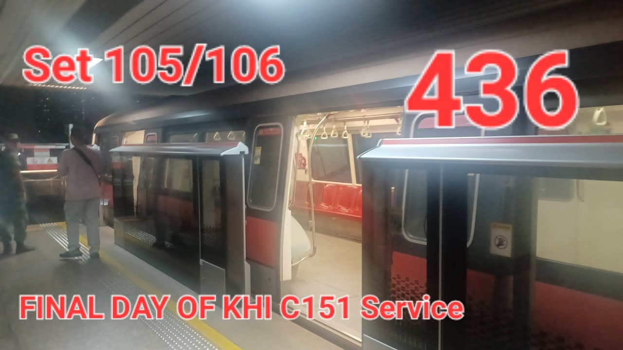 [KHI'S C151 FINAL LAST DAY ON SERVICE] SMRT Train Ride on Bukit Gombak to Ang Mo Kio [105/106]