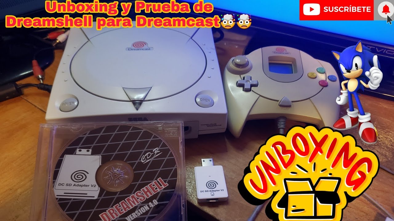 Unboxing y Prueba de Dreamshell para Dreamcast 🤯🤯