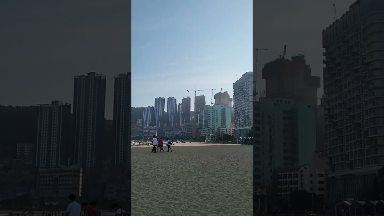 Songdo Beach at 5:40pm 