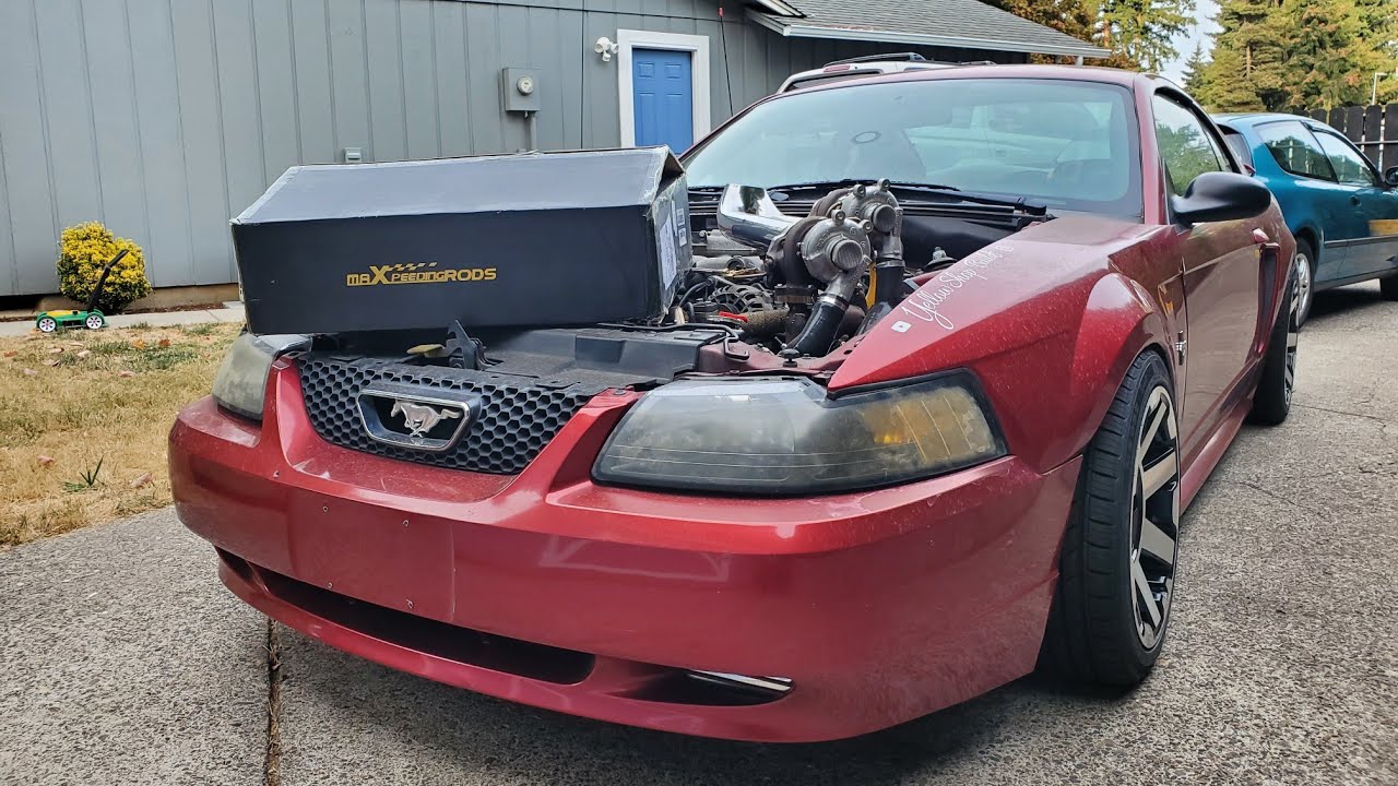 Mustang Twin Turbo: MaxpeedingRods coilover install and test drive