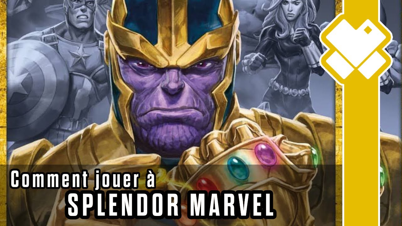 Splendor Marvel : À la conquête des gemmes de l'infini
