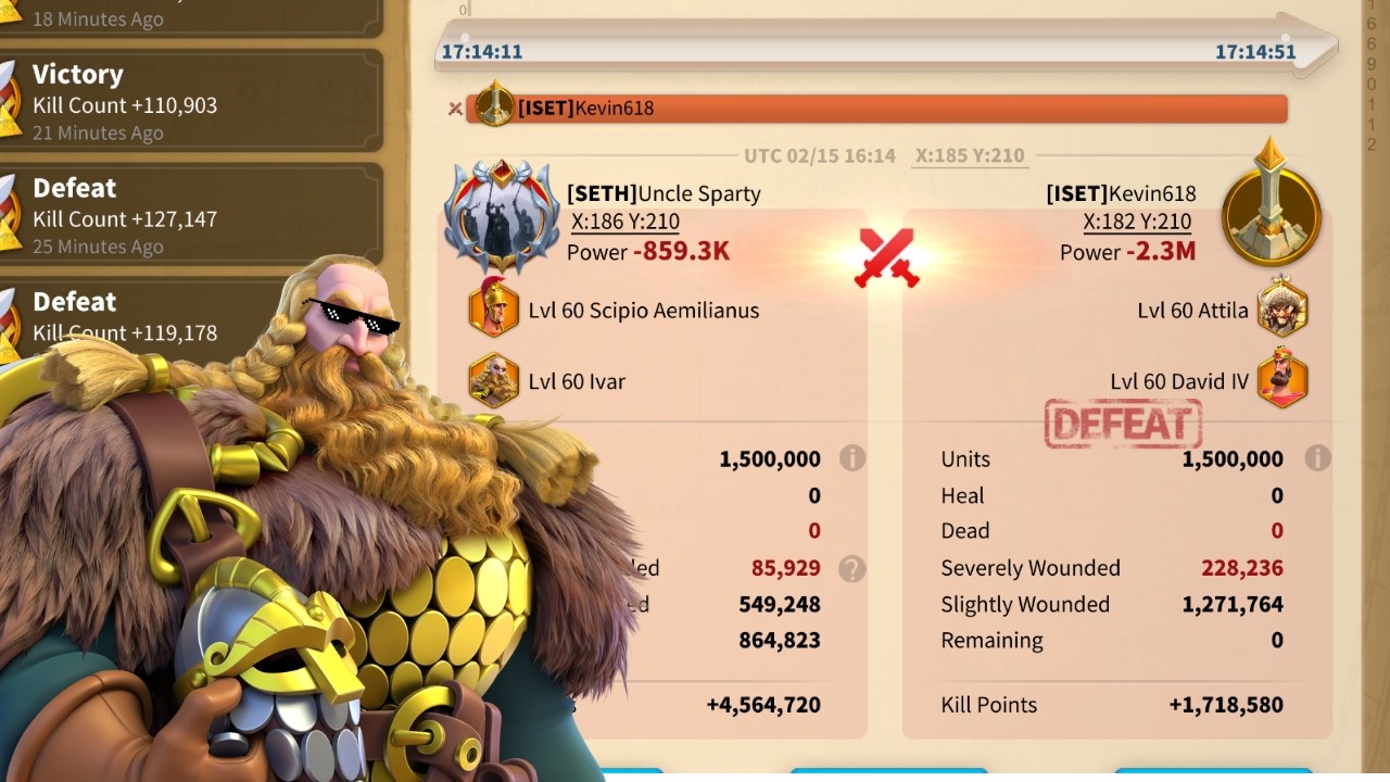 Ivar is Insane [ark reports] | Rise of Kingdoms