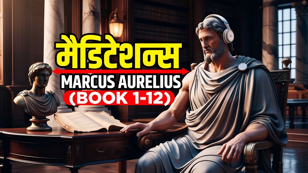 Meditations by Marcus Aurelius - The Complete 12 Books on Stoicism | Book Summary in Hindi