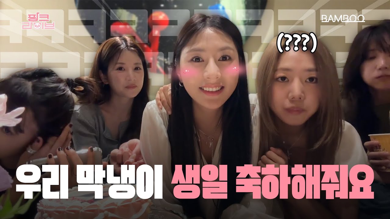 [Apink] 에이핑크 막내 생일을 위해 모두가 모였다!🎉 데뷔 15년 차 걸그룹의 엉망진창 라이브!🧐 | 핑크 라이브 | 스튜디오 밤부[Studio BAMBOO]