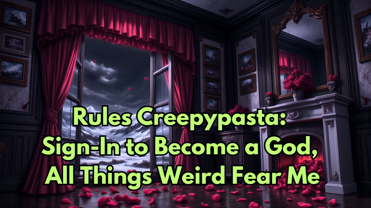Rules Creepypasta: Sign-In to Become a God, All Things Weird Fear Me