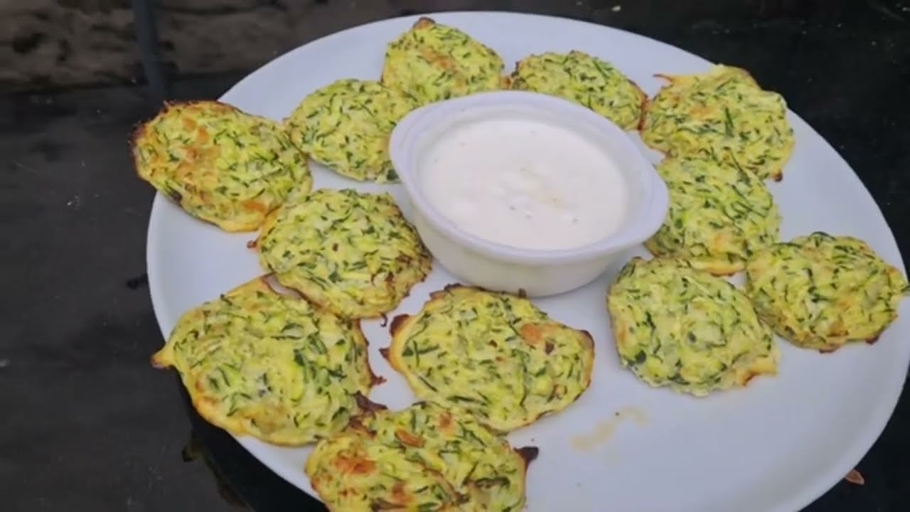 Galettes de courgette diététique