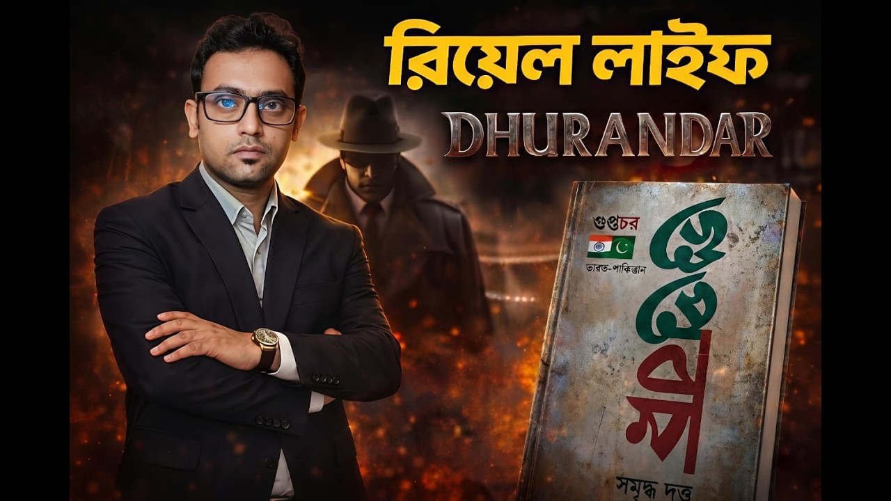 রিয়েল লাইফ Dhurandhar || গুপ্তচর || সমৃদ্ধ দত্ত || Real Life Espionage Stories || Spy Thriller II