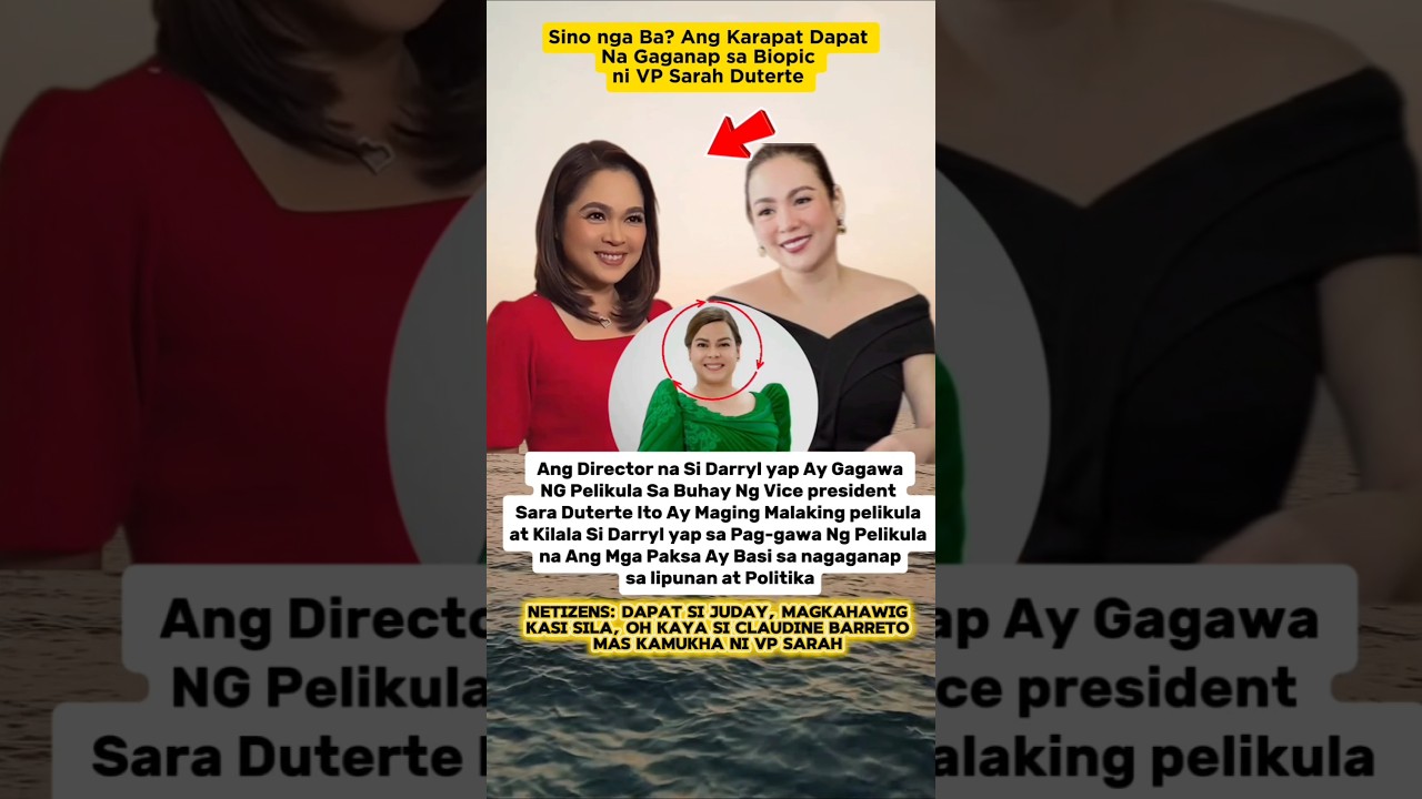 Talambuhay Ni VP Sarah Duterte Gagawan Ng Pelikula Ng Director na Si Darryl yap#Shorts