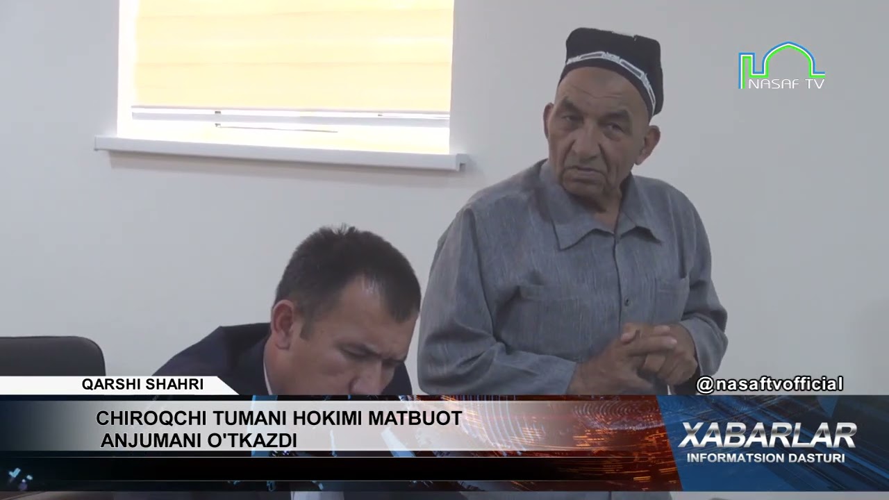 CHIROQCHI TUMANI HOKIMI MATBUOT ANJUMANI O'TKAZDI