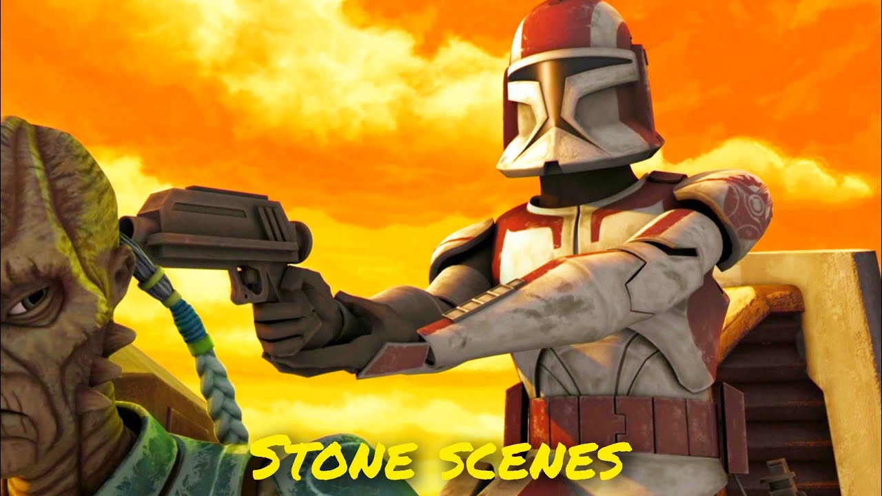 All Commander Stone scenes - The Clone Wars
