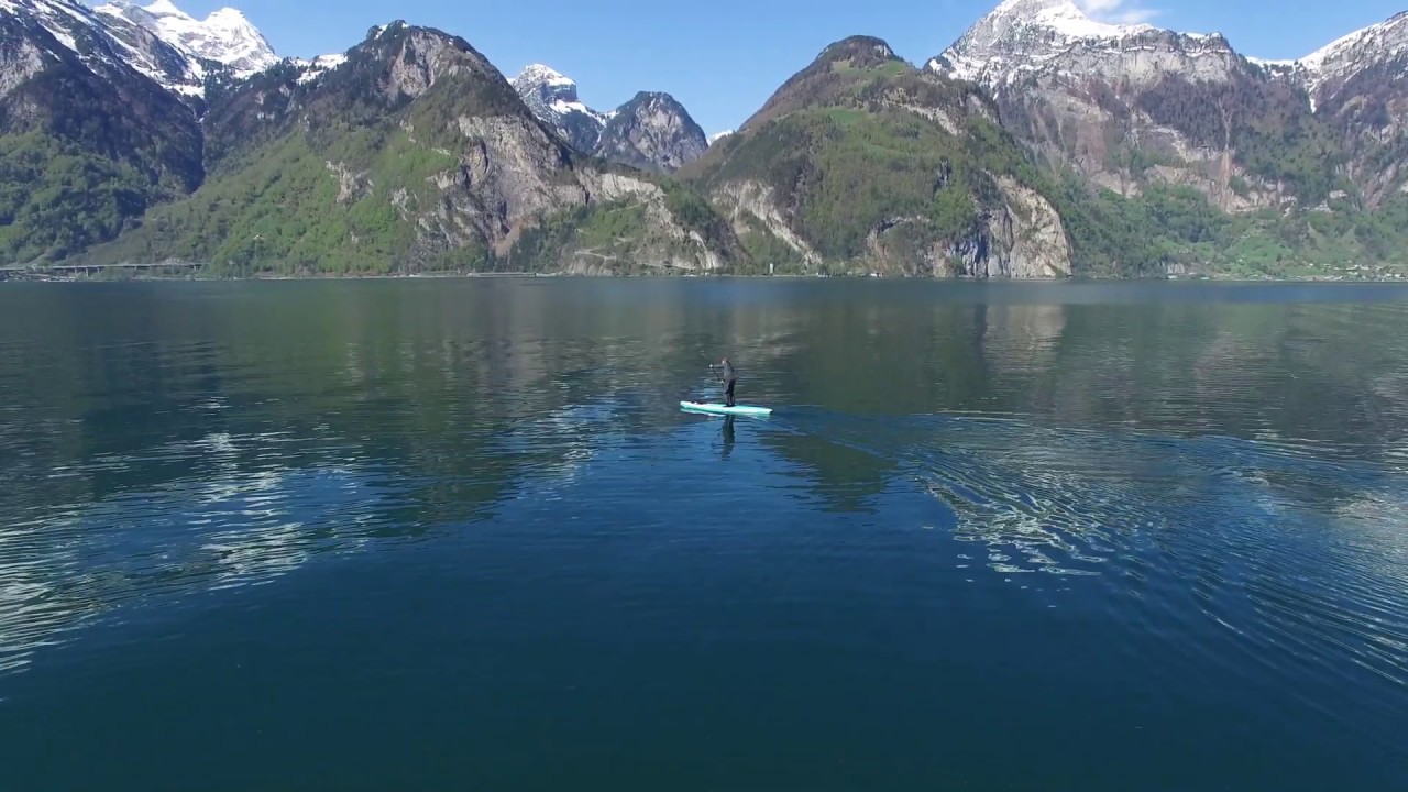 Florin Jauch SUP - auf dem Urnersee in 4k !