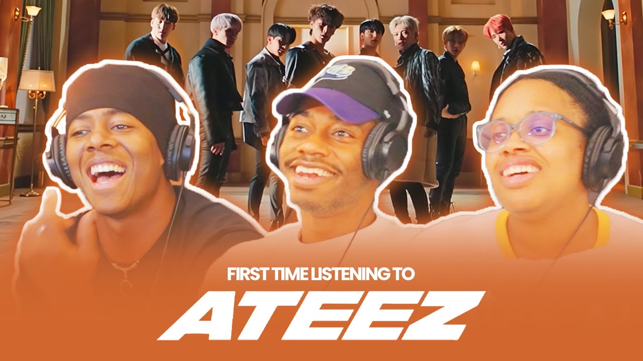 ВПЕРВЫЕ СЛУШАЕМ K-POP С ATEEZ ⚡️ — ПОМАХАЙ И ОТВЕЧАЙ