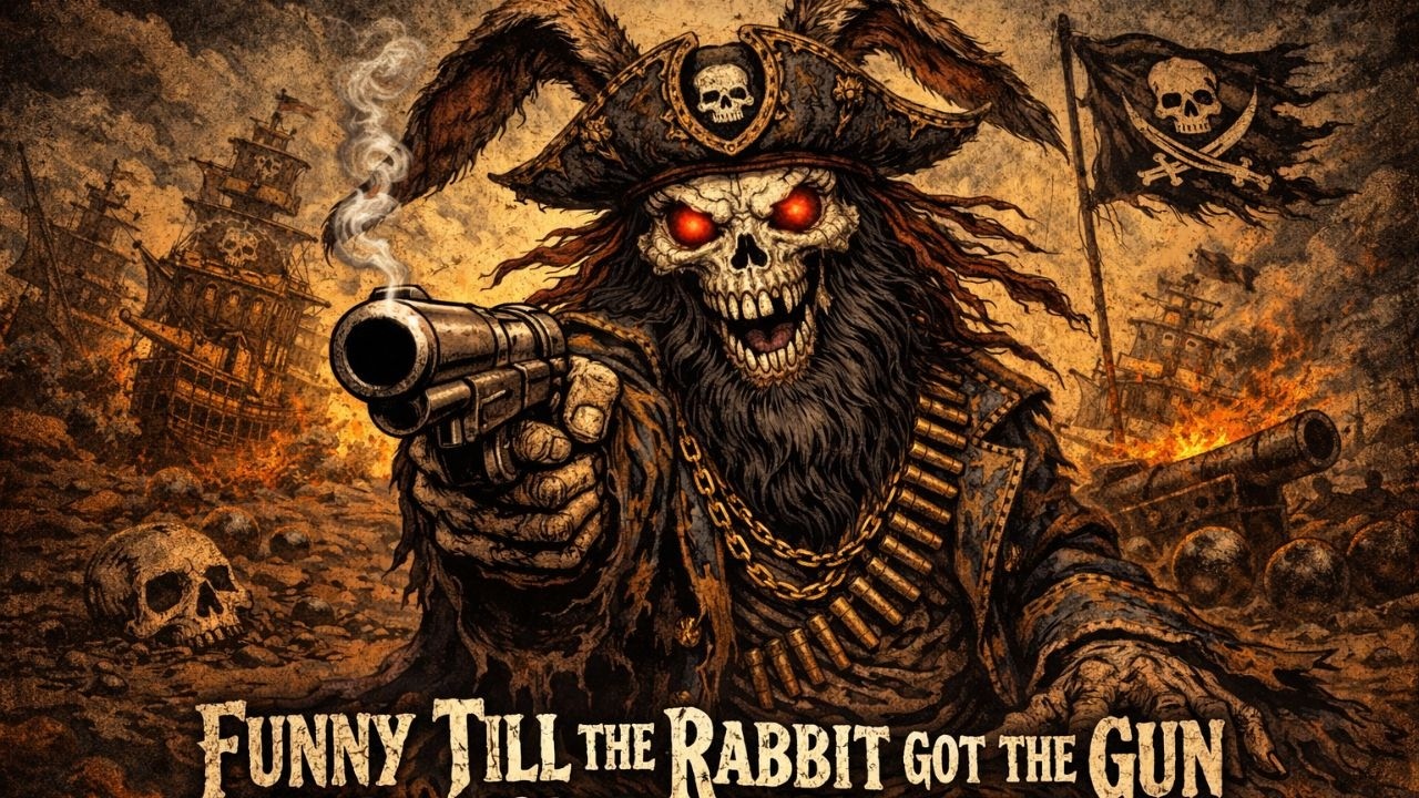 Funny Till the Rabbit Got the Gun  | Dark Pirate Trap Anthem | Skull Beard