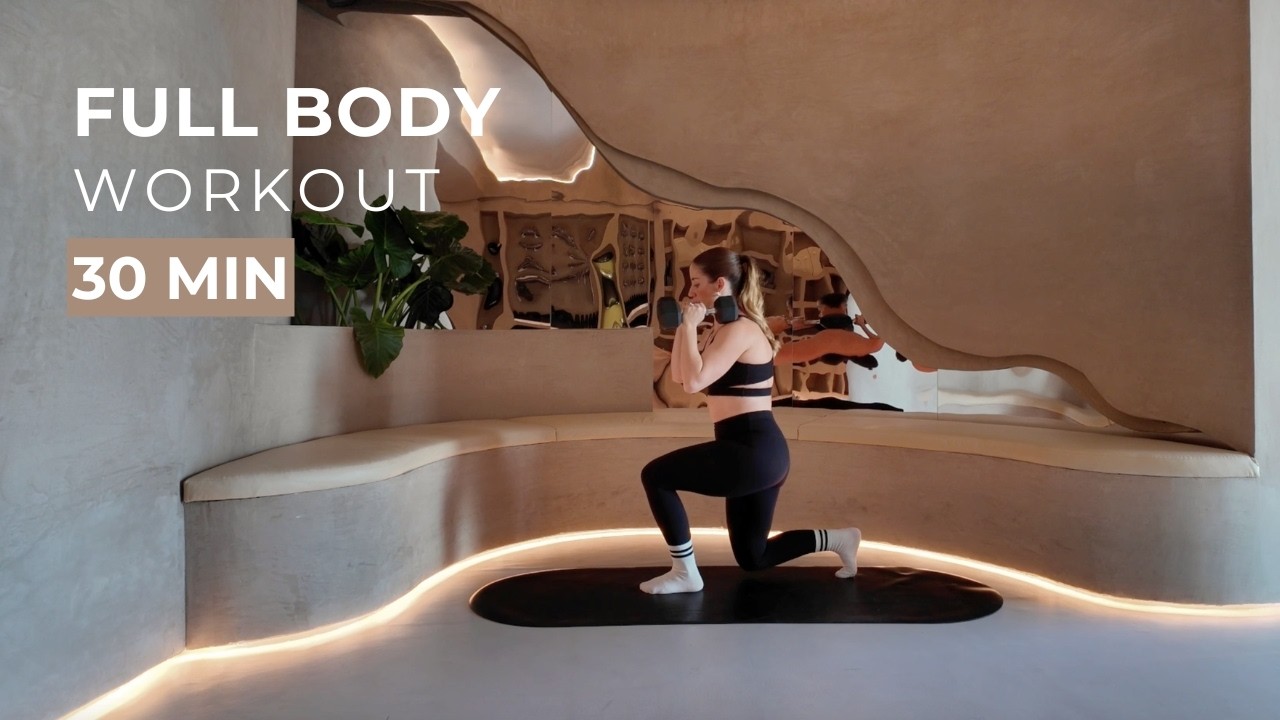 30 MIN FULL BODY STRONG WORKOUT / con mancuernas de 10 lb