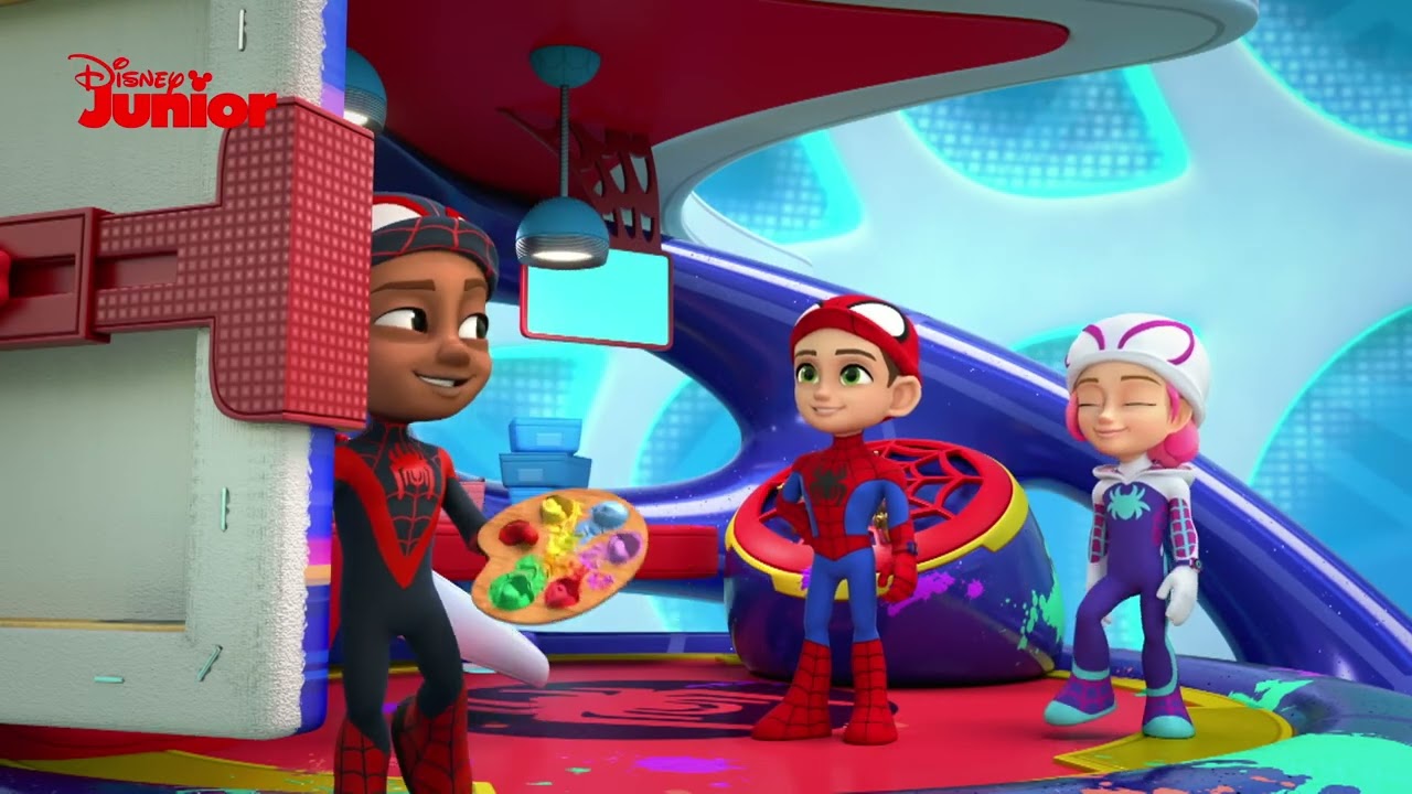 🕸️ CAŁY ODCINEK: Super pajęcze nowości | Spidey i Super-Kumple | Disney Junior Polska