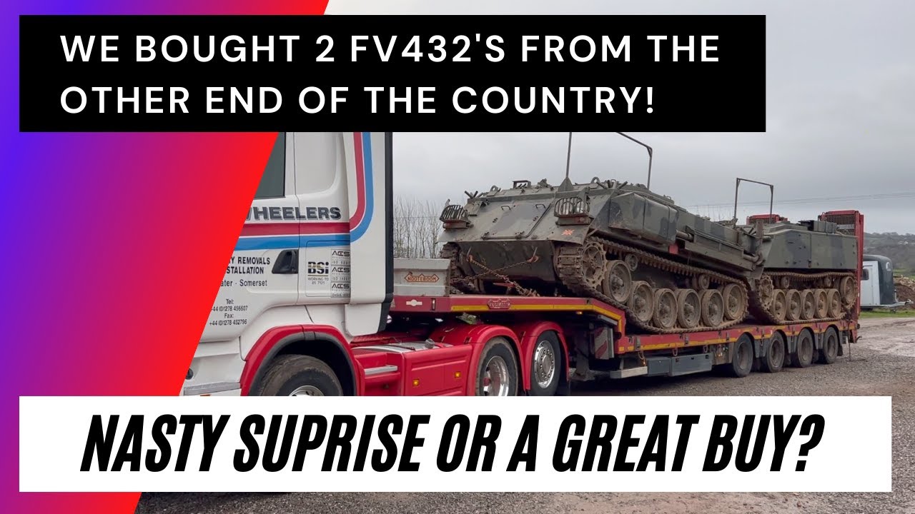 Мы купили 2 бронетранспортера FV432 британской армии с другого конца страны вслепую!