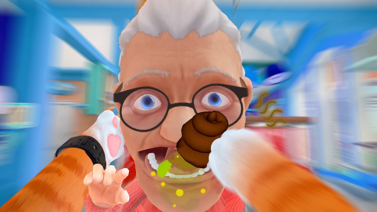 [Кот VR] Гениальный кот кормил свою бабушку едой из какашек - I Am Cat VR (New Update)