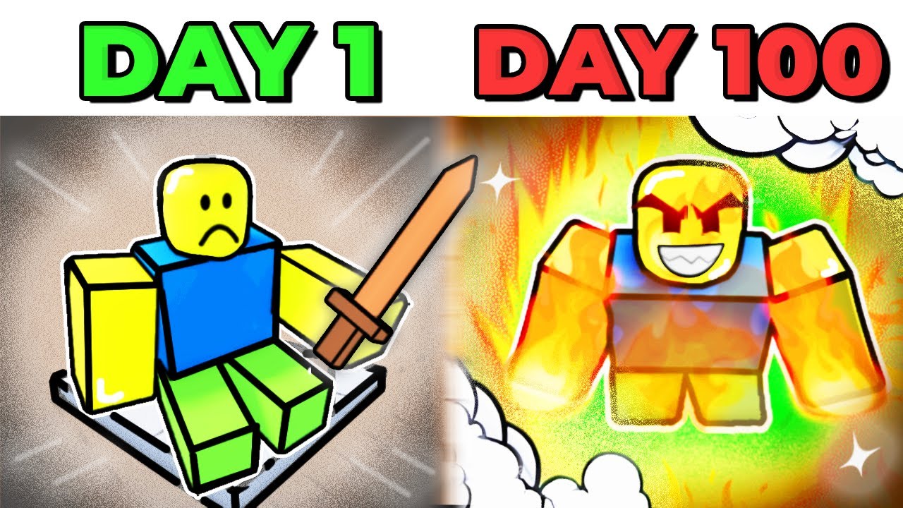 Я потратил 100 дней на обновление своей файтинг-игры ROBLOX