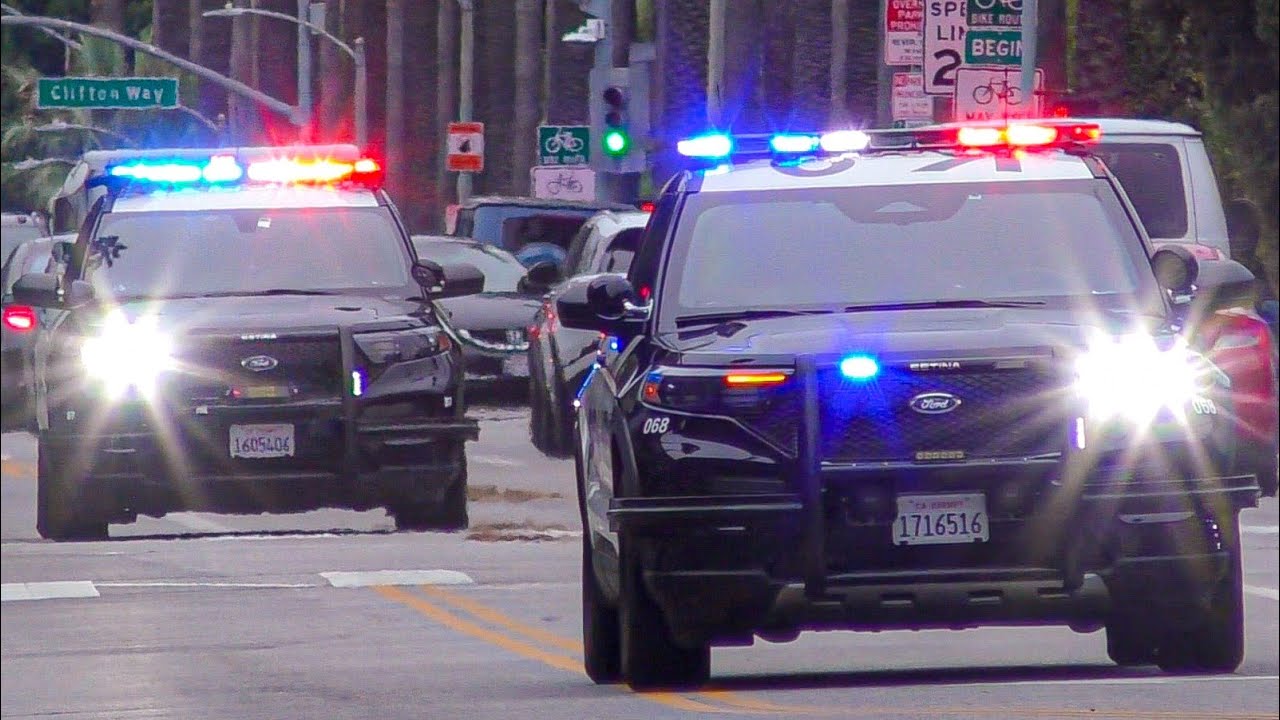 *NEW K9 UNIT* Beverly Hills Police Responding Code 3