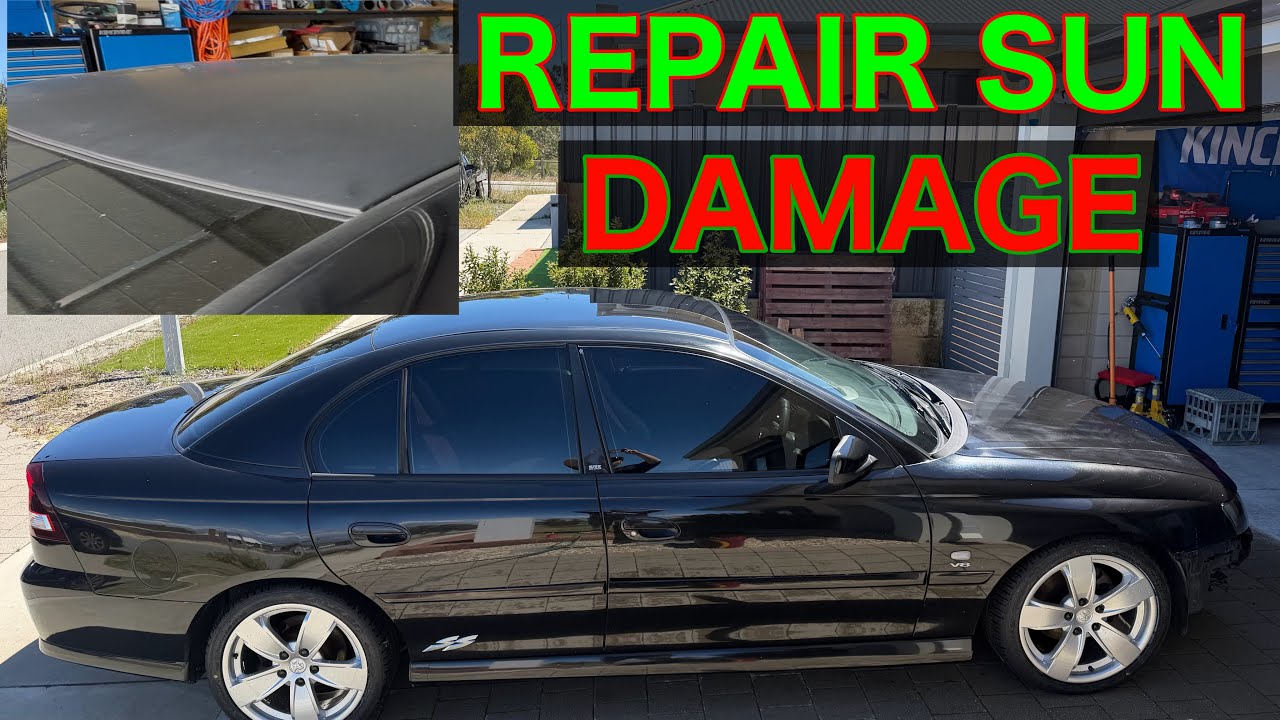 Repairing my badly sun damaged  VY SS Commodore 