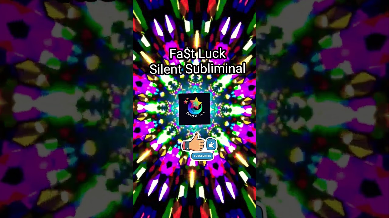 Fa$t Luck silent subliminal #subliminal #manifestation #goodluck #abundancevibration