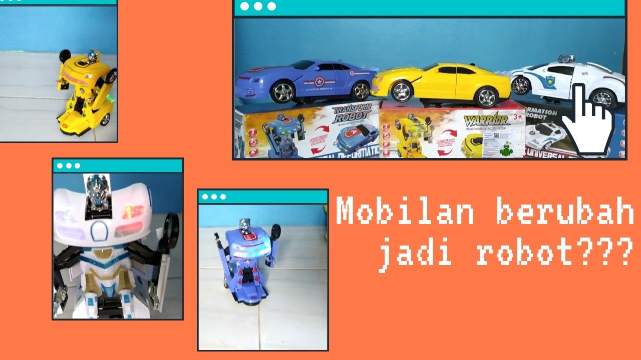 Mobil Robot | Mobil Transformer | Autobot jadi Robot | Mainan anak berubah menjadi robot