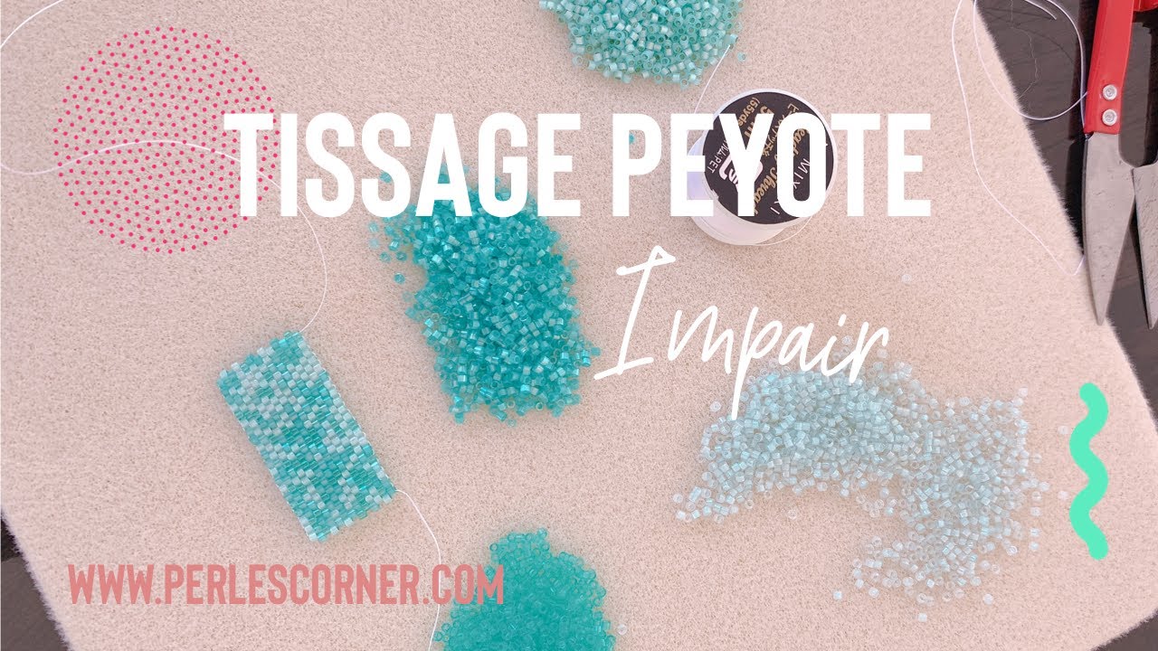 Apprendre le tissage Peyote Impair ❤️