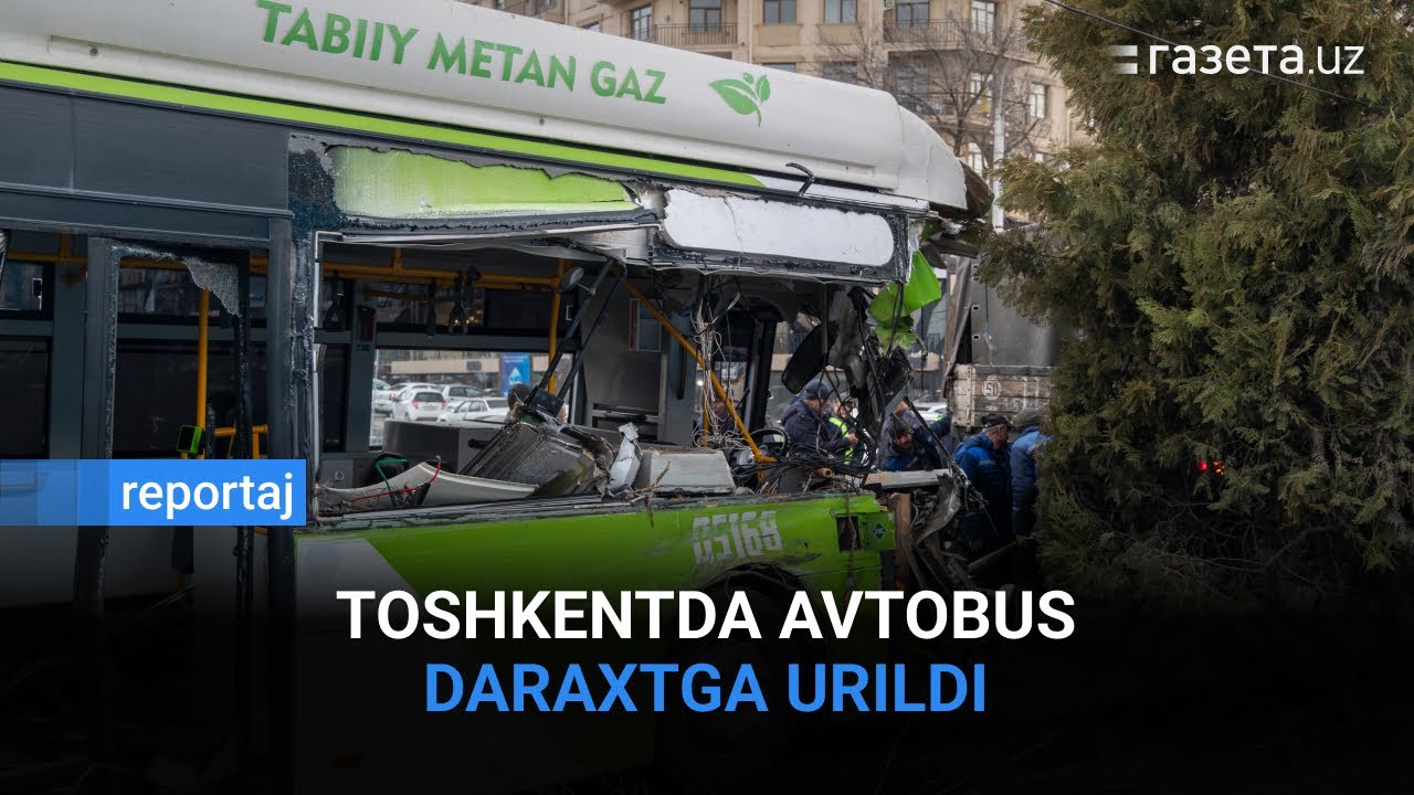 Toshkentda yo‘lovchi avtobus YTHga uchradi. Bir kishi jarohatlandi | Gazeta.uz
