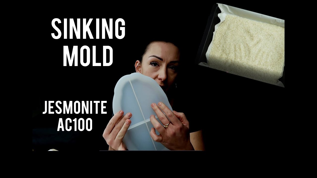 Sinking silicone mold SOLVED | Irregular oval dish *Jesmonite AC100*
