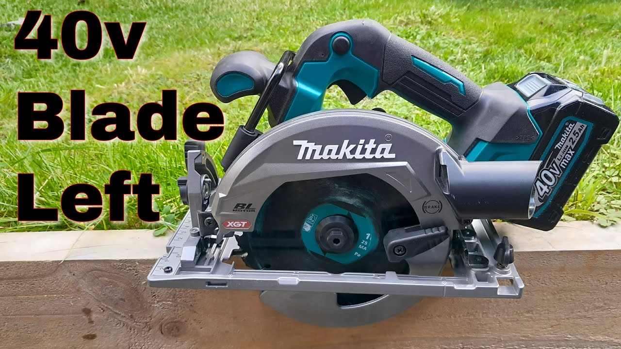 Blade Left Makita 40v HS012G Circular Saw. Makita GSH05 Blade Left 40v Circular Saw.