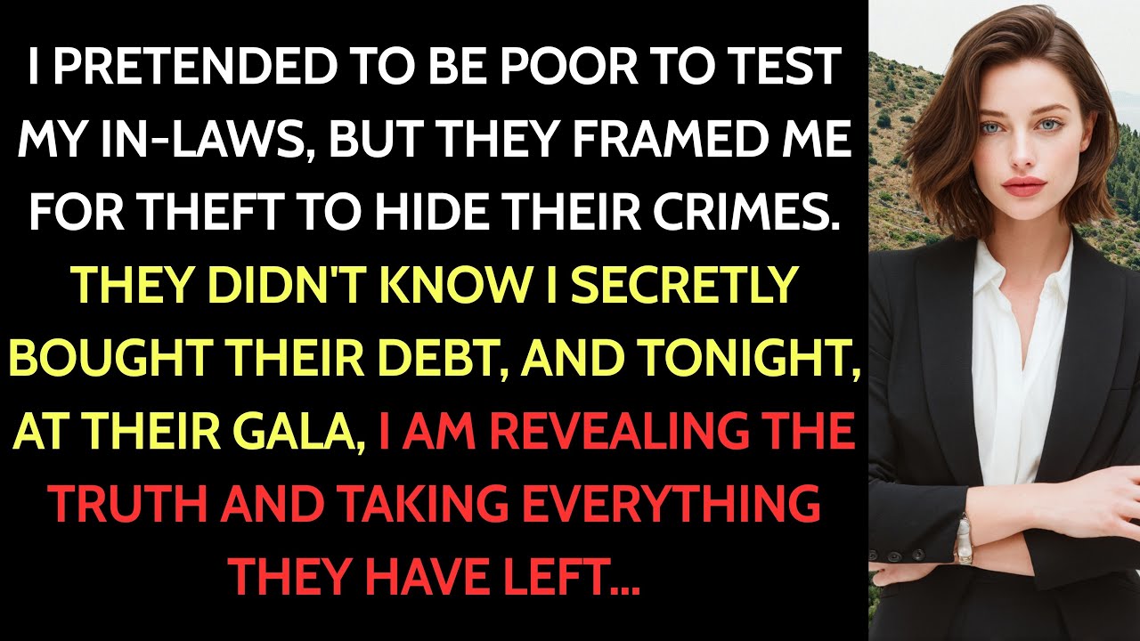She acted broke at the party with her in-laws— but their reaction shocked her