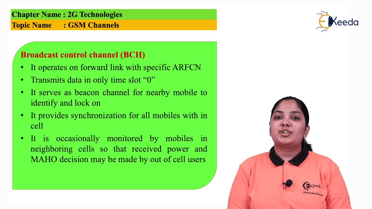 GSM Channels - 2G Technologies - Mobile Communication System