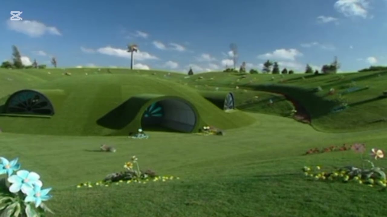 Teletubbies house background 