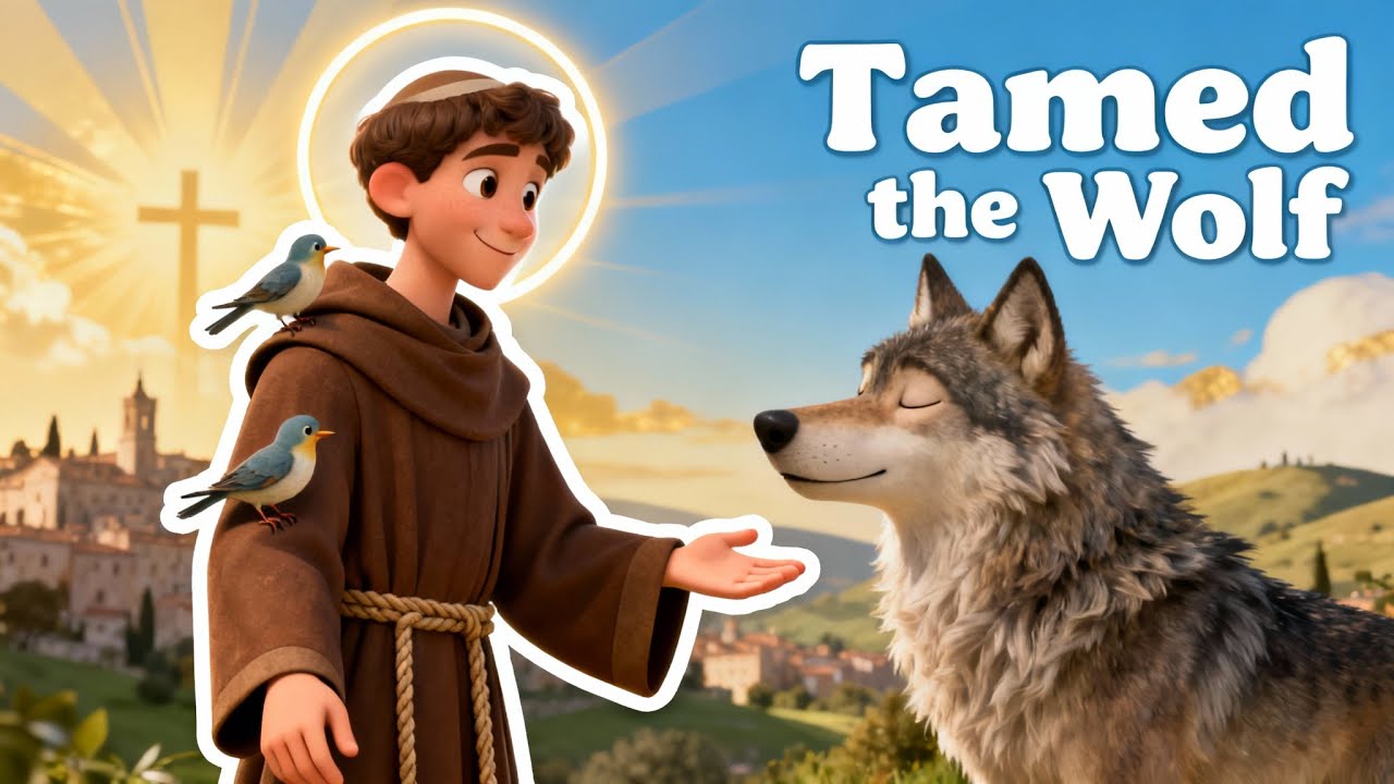 He Chose Love Over Riches, Saint Francis of Assisi for Kids | Animated Story of Joy, Animals & Faith