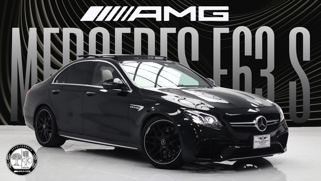 Mercedes E 63 S AMG 4 Matic+ 2017. The Humongous V8 BiTurbo E Class.