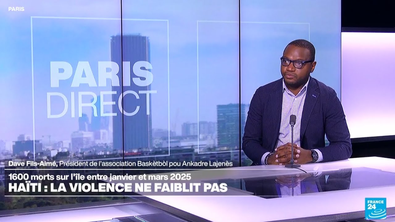 La situation à Port-au-Prince, Haiti - Intervention de Dave Fils-Aimé sur France 24 - 14 mai 2025