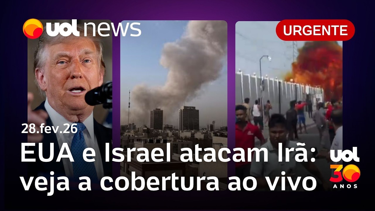 EUA e Israel atacam Irã; Teerã reage com mísseis; Trump fala em derrubar regime e mais