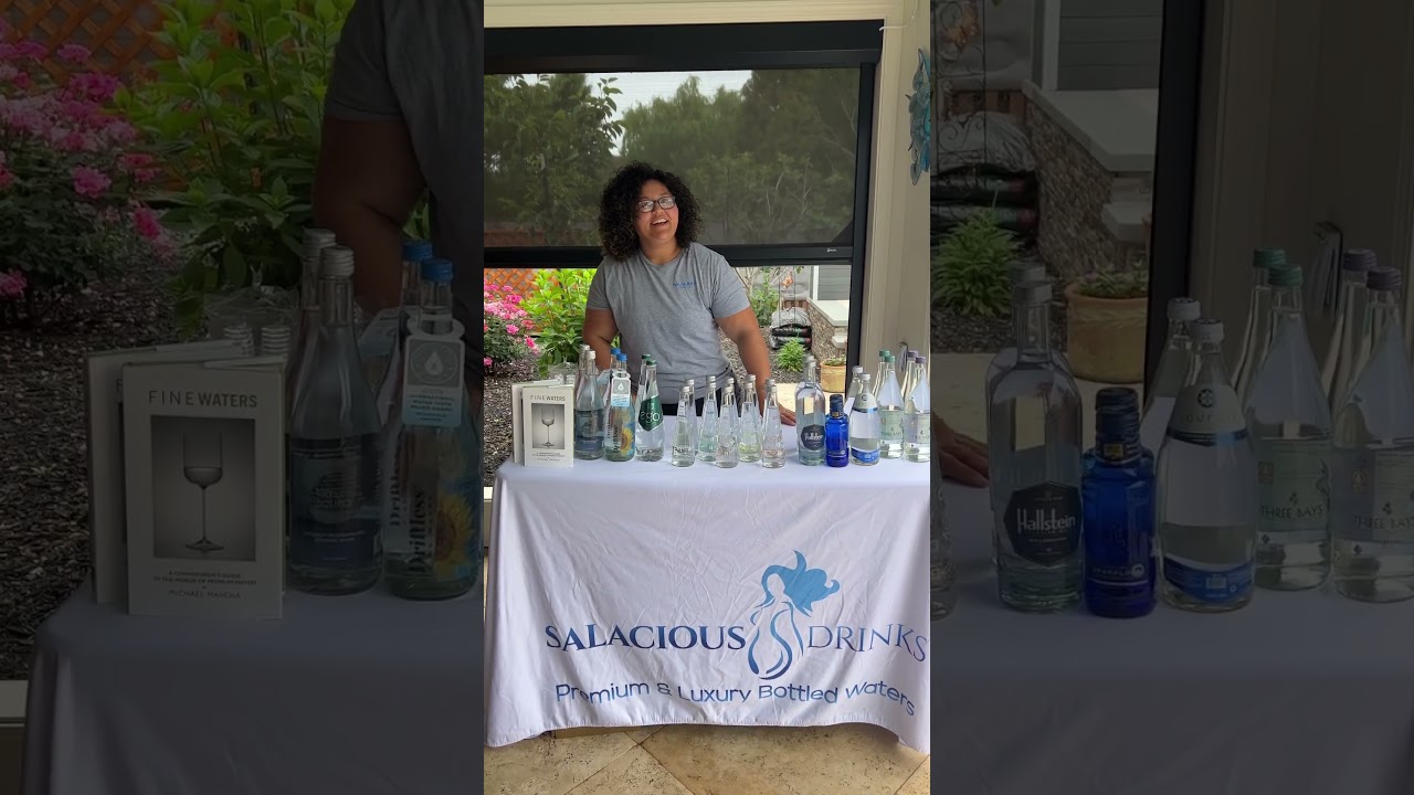 Waterlady poolside doing a water tasting this Memorial Day weekend. #water #health #wellness