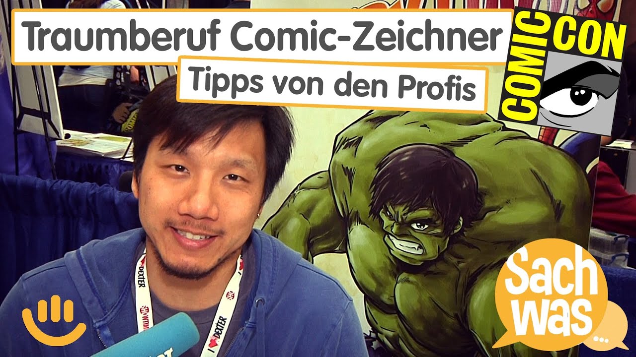Traumberuf Comic-Zeichner: Tipps von den Profis - Sach was [Comic-Con]